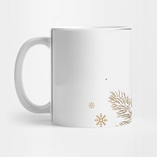 Gold winter Mug